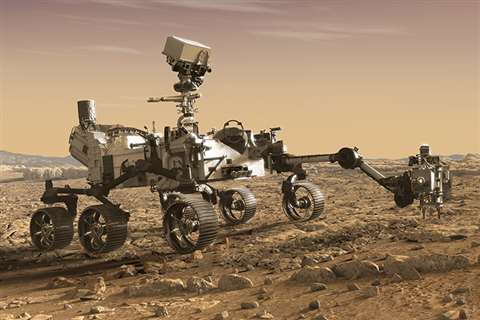 Concept image: NASA's Mars 2020 rover robot