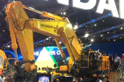 Hyundai's R1200-9 - its largest excavator