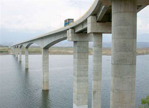 El Quimbo Hydroelectric project, Huila department, Colombia