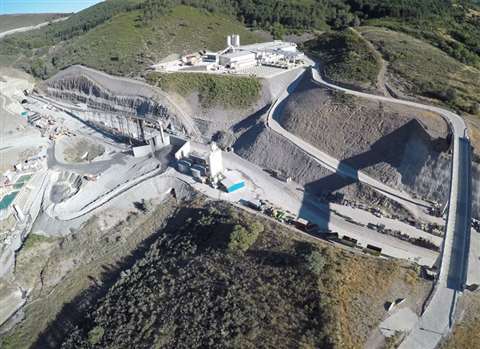 The Bolaños tunnels, part of the Madrid-Galicia High-Speed Line