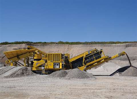 127520 keestrack h4 tracked cone crusher