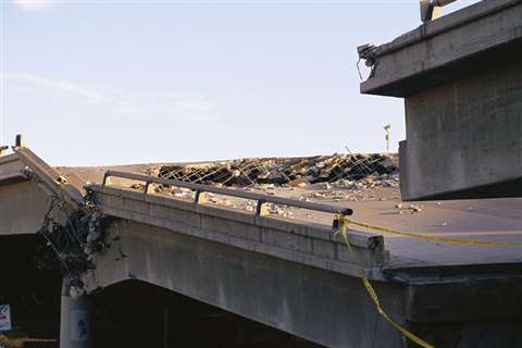 An image of a collapsed bridge Dynamic Infrastructure