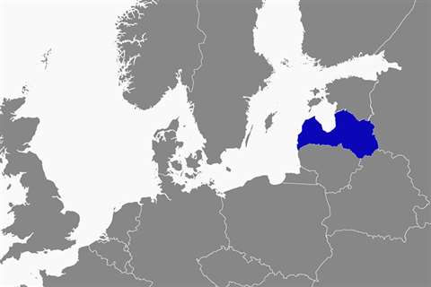 Latvia map