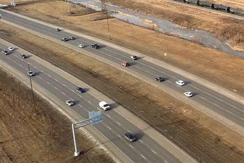 Deerfoot Trail Aerial View