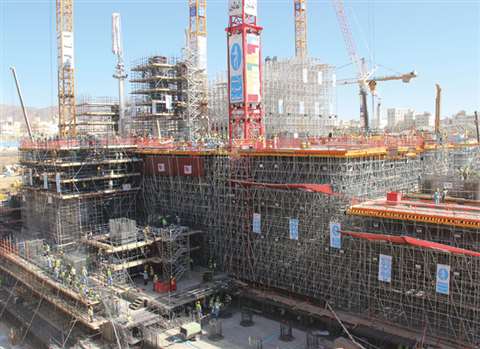 The biggest contract in Pilosio’s history has seen it supply shoring towers and formwork to the expa