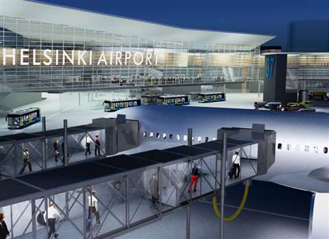 Helsinki airport is getting a €260 million terminal extension and alteration project