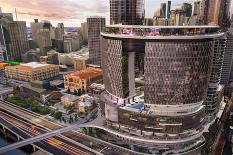 Queens Wharf Brisbane Front Facade