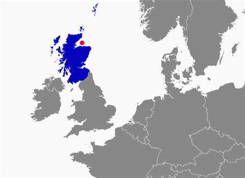 Moray East windfarm map