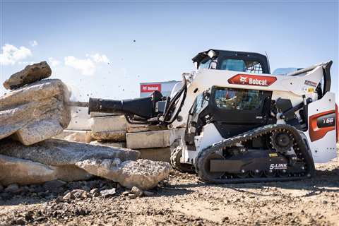 Bobcat's R-series T66 tracked loader for demolition applications