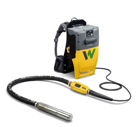 Wacker Neuson's new battery powered internal vibrator