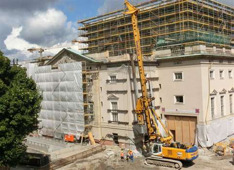 Bauer and Keller encountered numerous underground obstacles on the already complicated project to re