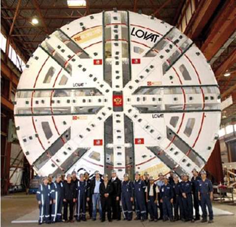 Lovat, now owned by Caterpillar, has been particularly successful in supplying TBMS to Russia. This 