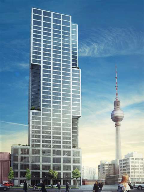 Exterior of Alexander Tower, Berlin (creditMonArch)