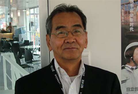Toru Sakai, managing director of Hitachi Construction Machinery China.