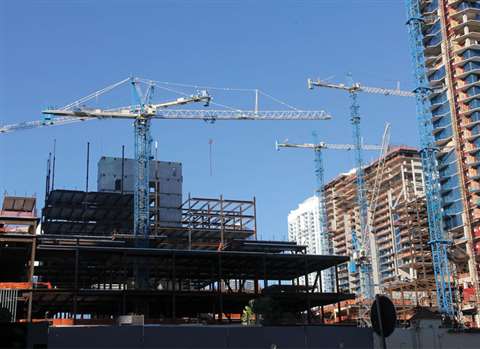 Terex has supplied 11 tower cranes to Swire Properties’ US$ 1.05 billion Brickell City Centre mixed-