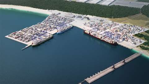 CGI of what Gdansk port will look like after work completes