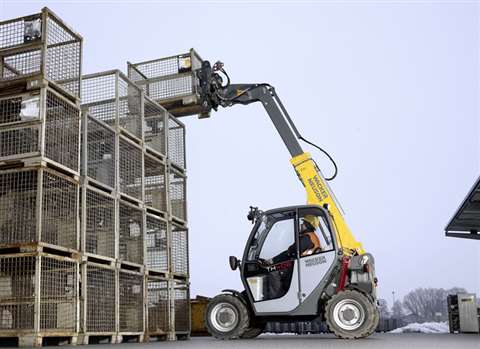 Wacker Neuson's new TH408 can carry a maximum payload of 800kg.