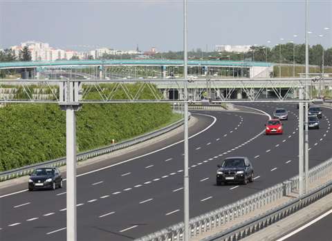 The 18.6km south-eastern quadrant of the Warsaw bypass