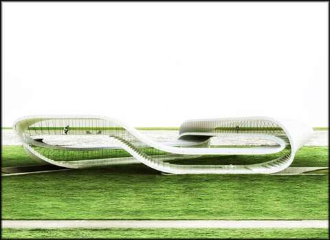 The Landscape House from Universe Architecture and Bam is designed to be 3D printed