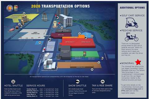 How to get to ConExpo