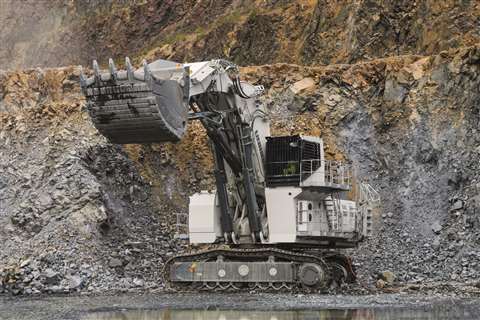 Liebherr R9200 mining excavator