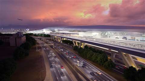 Artist's impression of the LaGuardia Airport expansion project