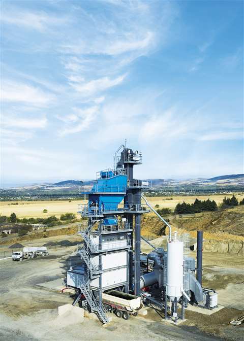 Benninghoven asphalt mixing plant