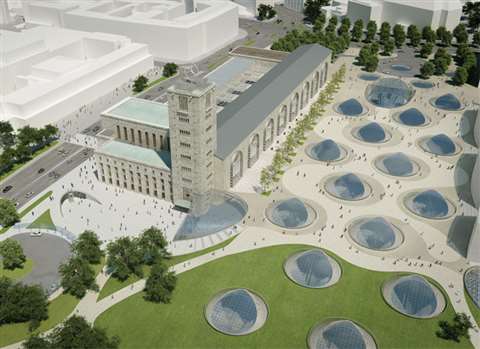 Stuttgart's new underground station will allow the original structure to be retained, while ‘lightin