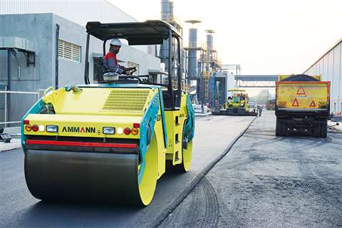 Ammann plate compactor