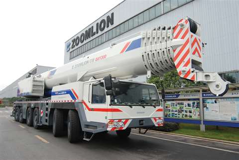 Zoomlion’s product showcase will include a 300 tonne capacity all-terrain crane.