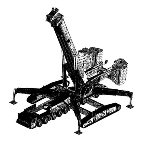 “Coming soon” is the LTR 11200, a crawler-mounted version of Liebherr’s 1200 tonne capacity telescop