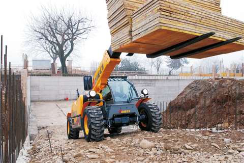 Dieci's Apollo 25.6 fixed boom telehandler has a new door and engine cover.