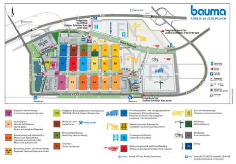 Bauma 2019 plan