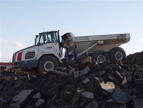 One of Lynch Plant Hire's 20 new Terex ADTs.