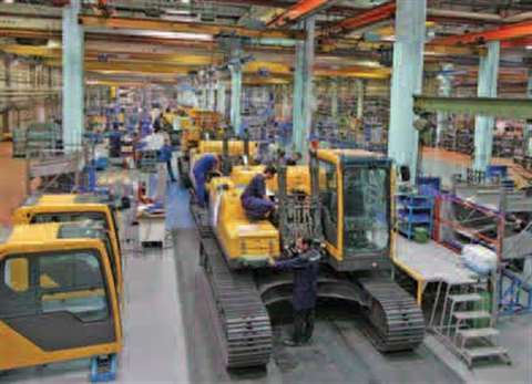 Volvo has invested US$ 8.8 million in building a new 120 m long tracked excavator production line an