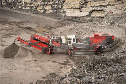 Sandvik generation 2 QI442 impact crusher