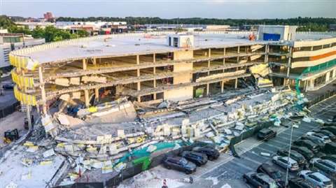 Eindhoven airport garage collapse