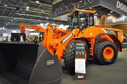 The Doosan DL300-5 launched at Intermat, Paris